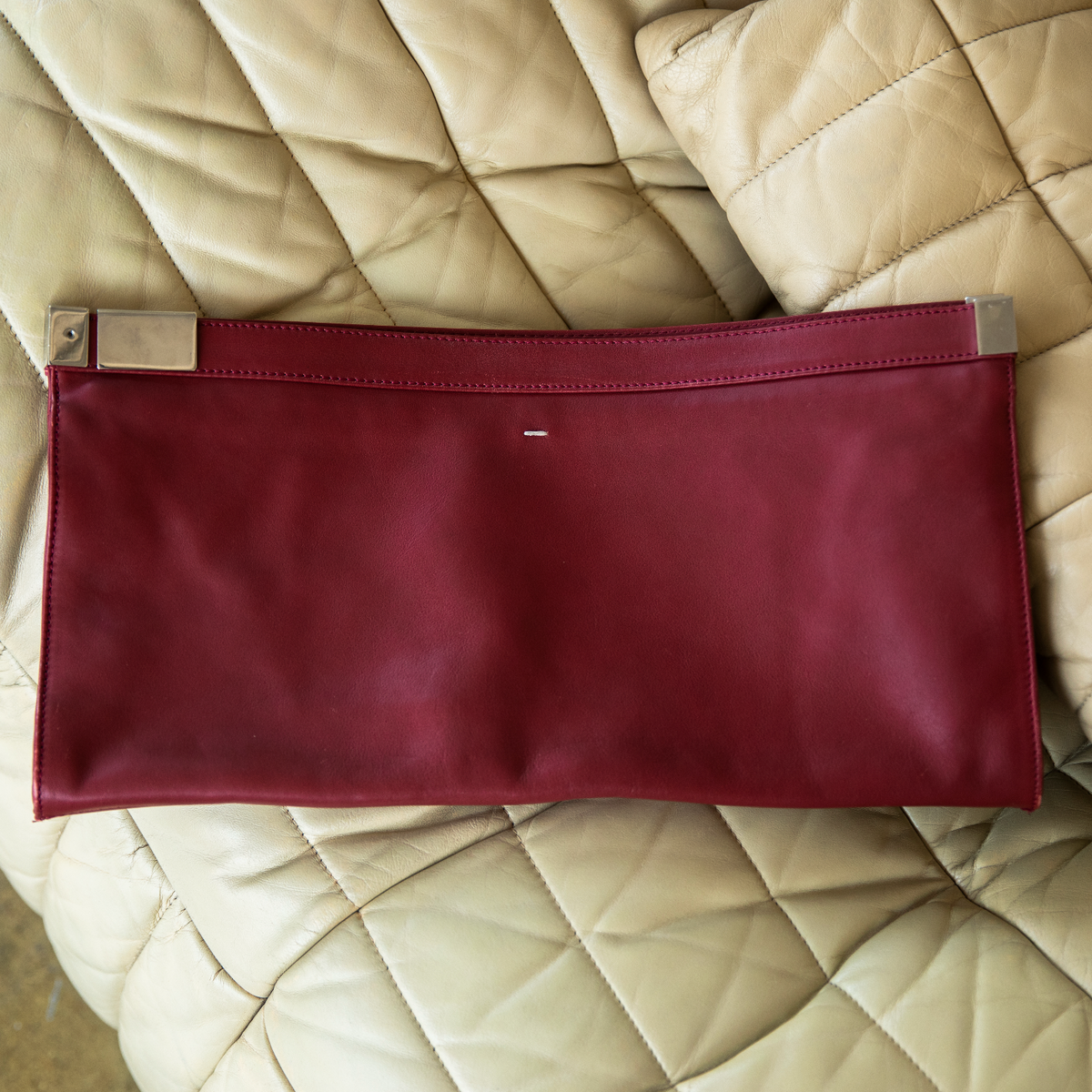 Maison Martin Margiela Burgundy Clutch
